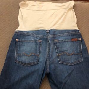 Maternity jeans size 28 seven for all mankind